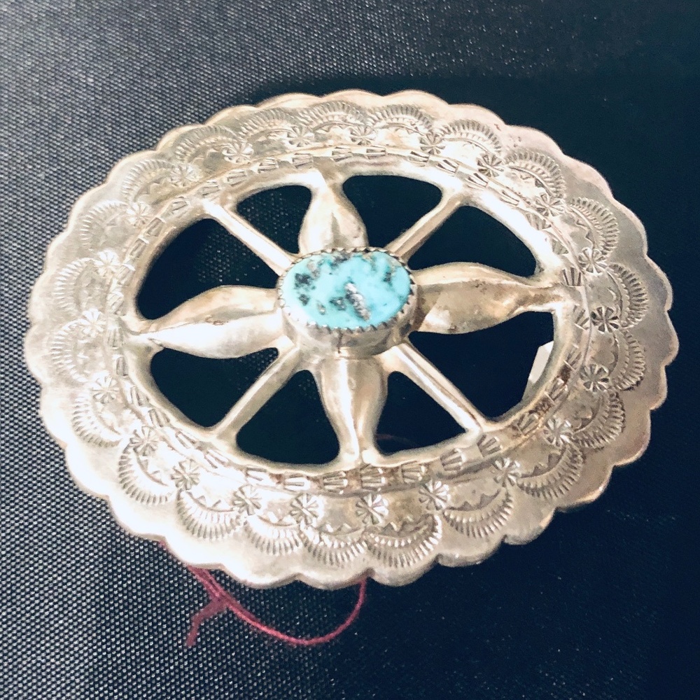 Navajo Sterling Silver Belt Buckle